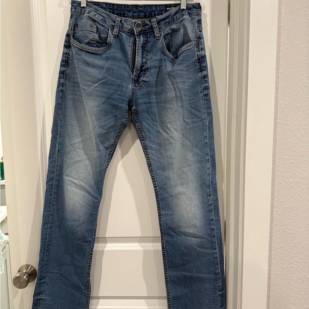 Buffalo David Bitton Light Blue Men's Jeans